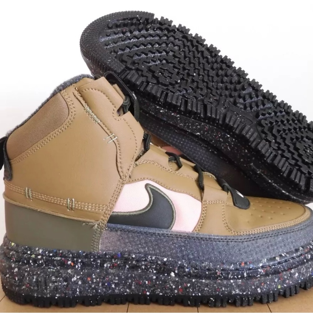 Nike Air Force 1 Boot Brown Kelp-Sequoia Sz 10.5